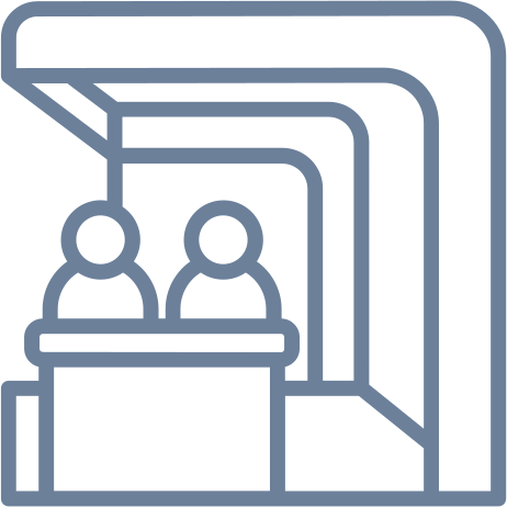 trade show booth icon