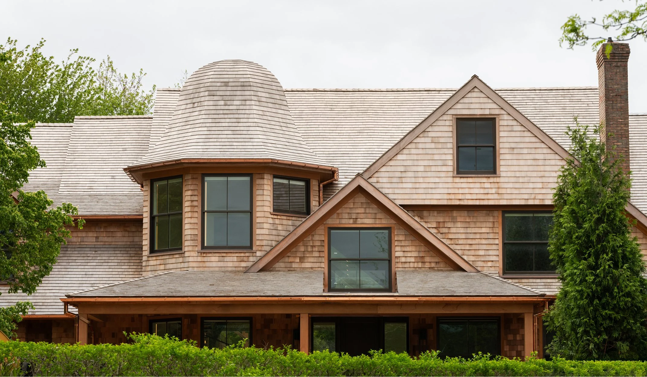 Image of a high end home featuring Timber Trading ICON thermally modified wood.